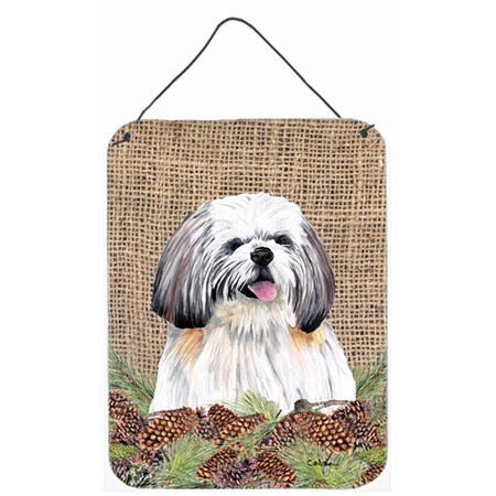 Carolines Treasures Shih Tzu Aluminium Metal Wall Or Door Hanging Prints SC9040DS1216